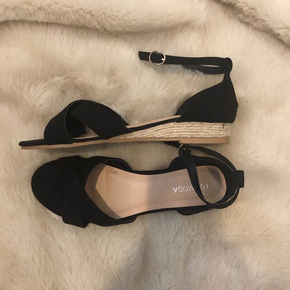 Brand new black sandals
